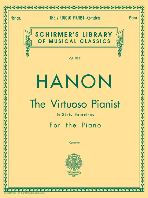Title details for Hanon--Virtuoso Pianist in 60 Exercises--Complete by C.L. Hanon - Available